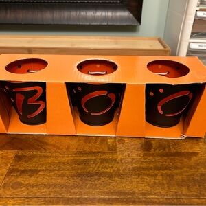 Hallmark Halloween BOO 3 Piece Tealight Holders
